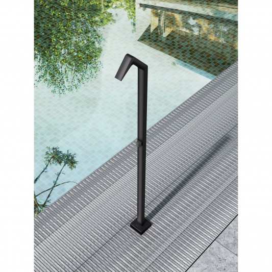 Ducha de piscina Acero inox S.316 Negro mate NIAGARA GPN013/ANG 2