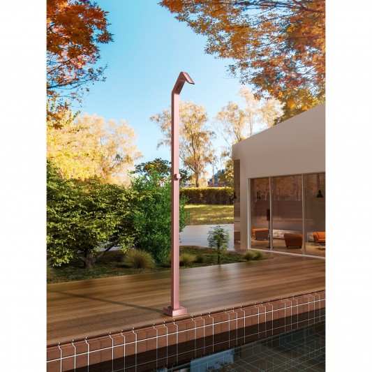 Ducha de piscina Acero inox S.316 Rosa coral NIAGARA GPN013/ACL 2