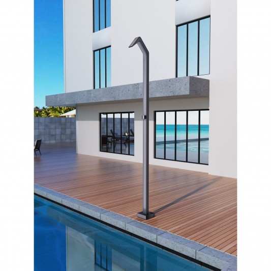 Ducha de piscina Acero inox S.316 Gris cobalto NIAGARA GPN013/AGCB 2