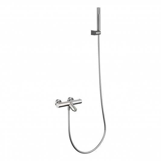 Grifería baño y ducha monomando níquel cepillado serie Monza BTM039-4NQ