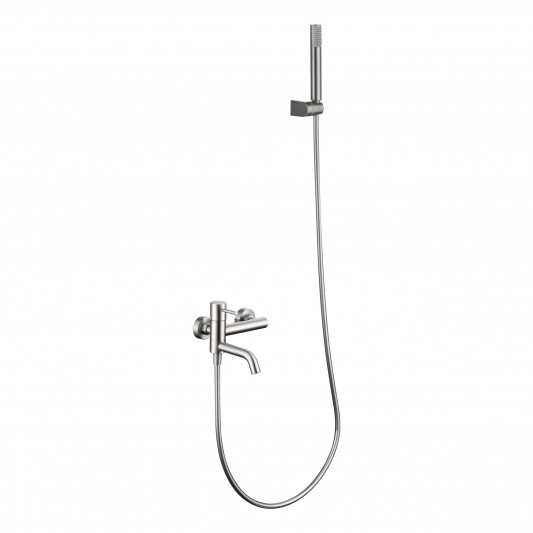 Kit baño/ducha níquel cepillado serie Monza BDM039-4NQ