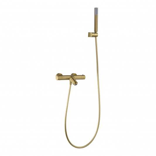 Grifería baño y ducha termostático oro cepillado serie Monza BTM039-4OC