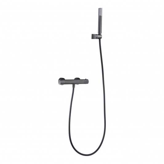 Grifo de ducha termostático black gun metal Monza BTM039-5BGM