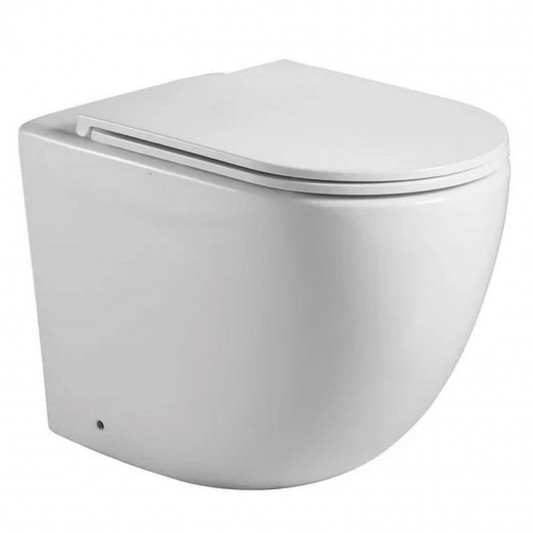 Aquore Génova Blanco o Negro Mate | Pack inodoro suspendido con tapa color mate a elegir y bastidor MÁGINA 2
