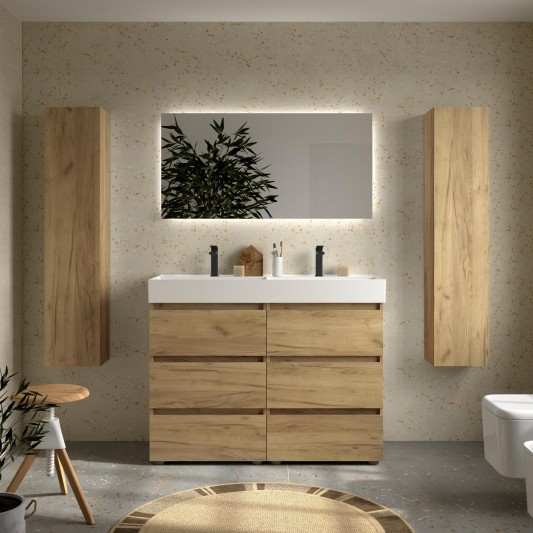 Mueble de Baño con patas BEQUIA 3C o 6C Con Lavabo Veneto 80-100-120cm