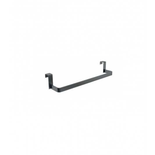 Toallero lateral Black Gun metal 36 cm mueble de baño SIN TALADRO SPA001/BGM