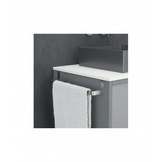 Toallero lateral Oro cepillado 36 cm mueble de baño SIN TALADRO SPA001/OC 2