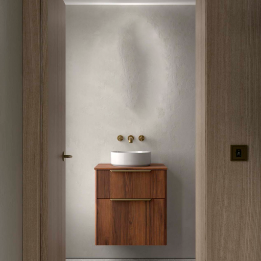 Mueble de baño LUVA de Salgar con encimera sobreponer 60-80-100 Sin espejo
