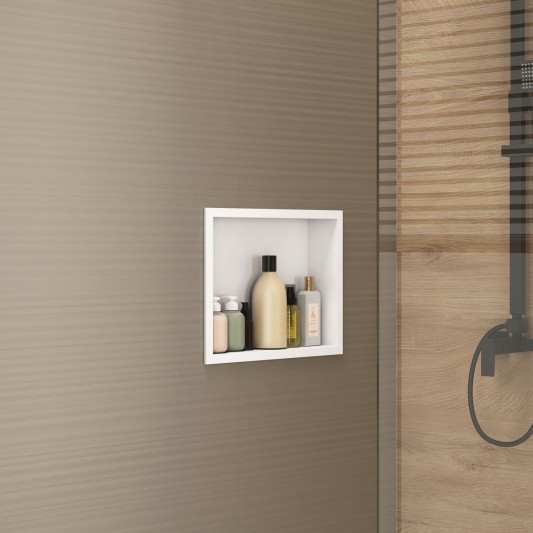 Hornacina Blanca Solid Surface en medidas 30x40,30x60,30x80 2