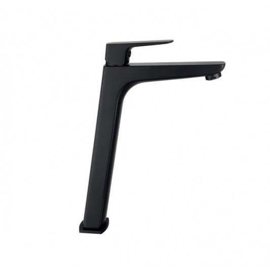 Grifo de lavabo de caño alto Marriot negro 3154NG
