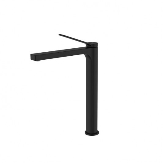 Grifo de lavabo de caño alto Tarsio Negro 3202NG