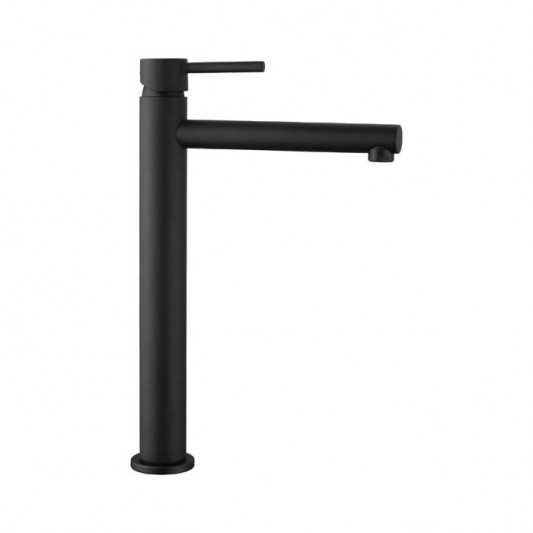 Grifo de lavabo de caño alto Mio negro 3221NG