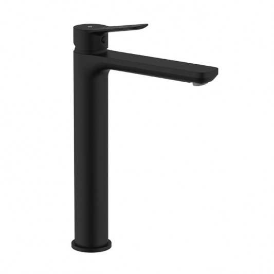 Grifo de lavabo de caño alto RHIO negro 3166NG