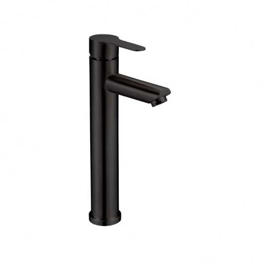 Grifo de lavabo de caño alto Iony negro 3281N