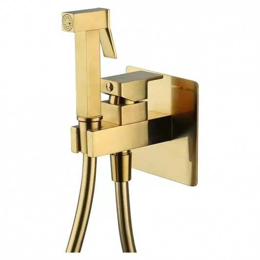 Monomando Bidé empotrado Oro ORION 0398OR