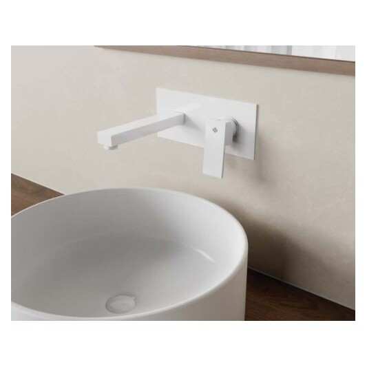 Grifo lavabo empotrado monomando Orion Blanco 3028BL 2