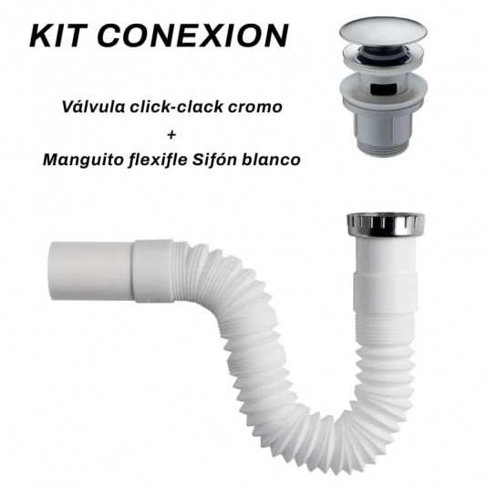 KIt Válvula Click-Clack y manguito flexible