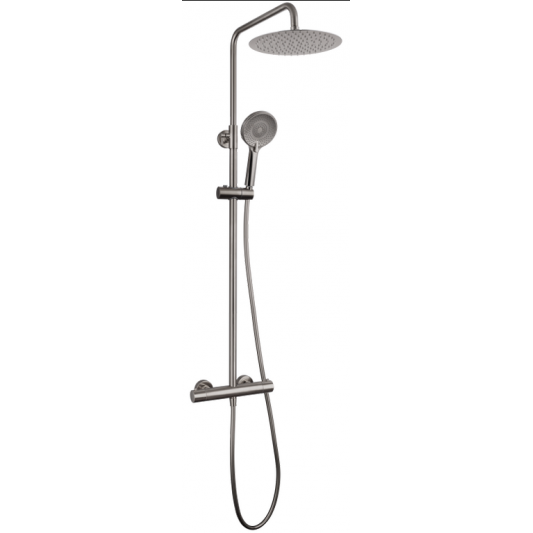 Columna de Ducha vista Round ELITE Termostática Titanio 3250T