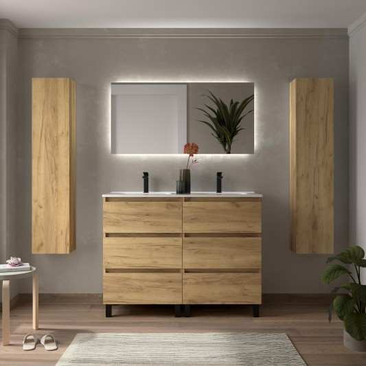 Mueble de Baño con patas BEQUIA 3C o 6C Con Lavabo Constanza 60-80-100-120cm 2