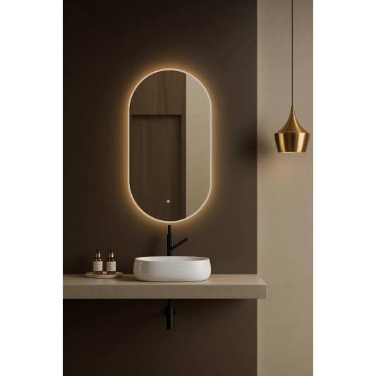 Espejo Ovalado Led modelo Dili 50x90