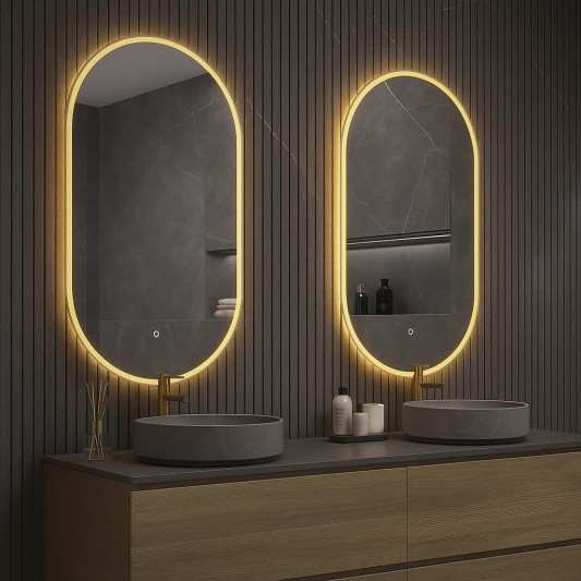 Espejo Ovalado Led modelo Dili 50x90 2