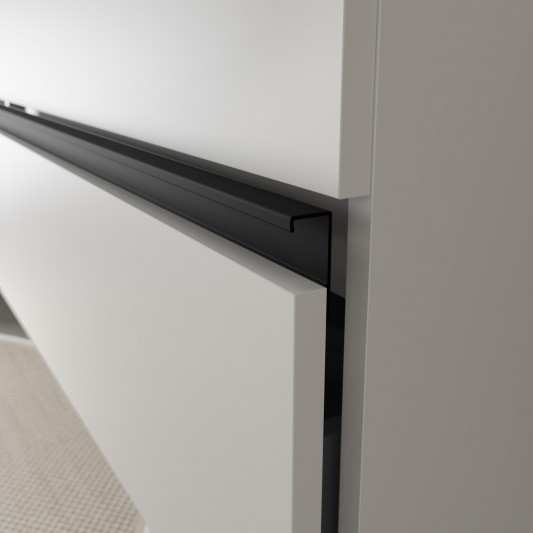 Conjunto mueble de baño suspendido 120 con 2 puertas y lavabo Veneto Bequia Metal Salgar