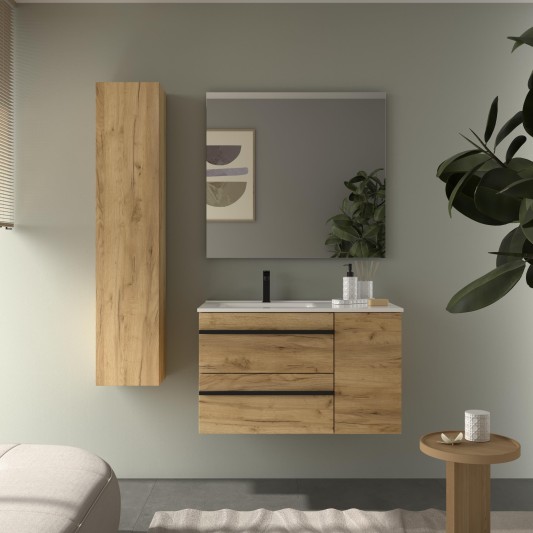 SALGAR BORN Conjunto mueble de baño suspendido 90 con lavabo Constanza desp.