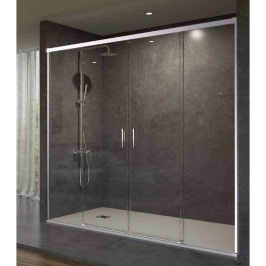 SBX_Imex Mampara de ducha frontal corredera Stylo Cromo 2F+2C