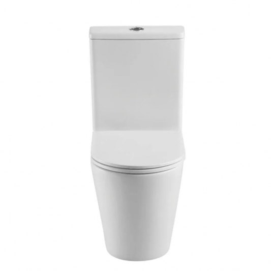 Aquore Turín| Inodoro cerámico Rimless Blanco Mate con salida dual