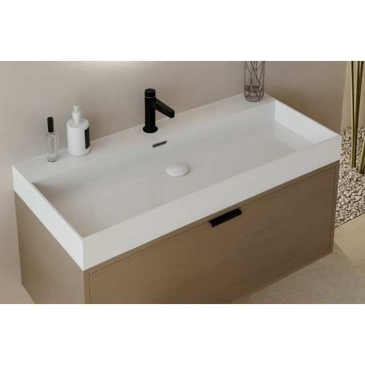 Lavabo de 60, 80, 100 ARIES de cerámica