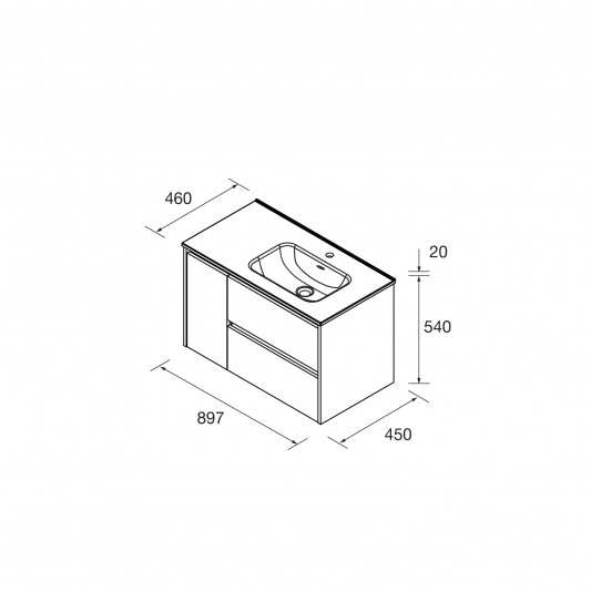 Mueble baño Noja de Salgar - Bañoweb.es 2