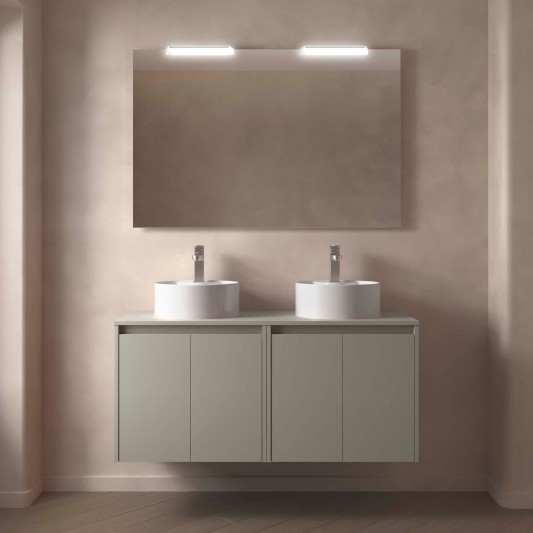 Mueble baño suspendido Noja 2P top de 120-140