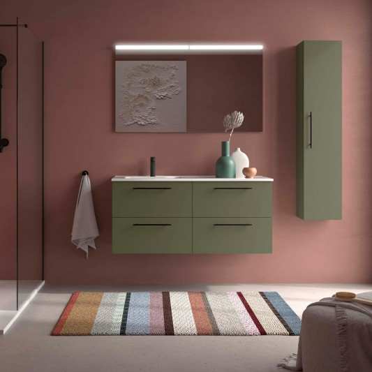 Pack de Mueble de baño suspendido Silane de Salgar 120 Desplazado