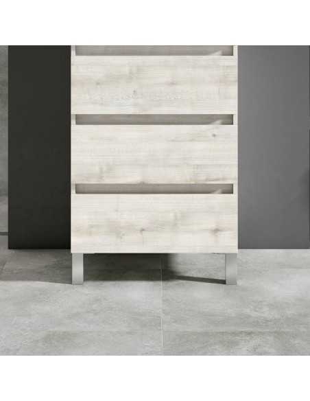 Mueble de baño con patas Box de Visobath 3 Cajones 60-70-80-100-120 Lacado