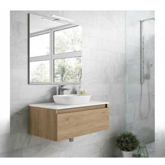 Mueble baño suspendido Box TOP de Visobath 1 Cajón 60-70-80-100-120 h-28