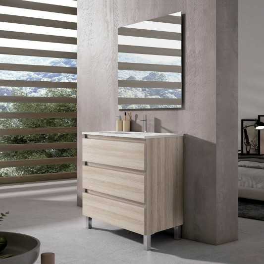 Mueble de baño con patas Box TOP de Visobath 3 Cajones 60-70-80-100-120 Laminado