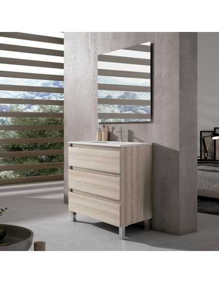 Mueble de baño con patas Box TOP de Visobath 3 Cajones 60-70-80-100-120 Laminado