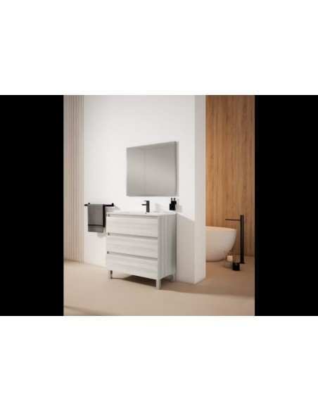 Mueble de baño con patas Box TOP de Visobath 3 Cajones 60-70-80-100-120 Laminado