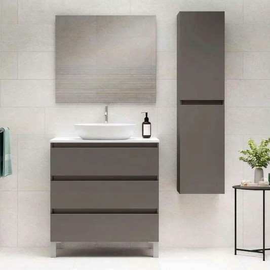 Mueble de baño con patas Box TOP de Visobath 3 Cajones 60-70-80-100-120 Lacado