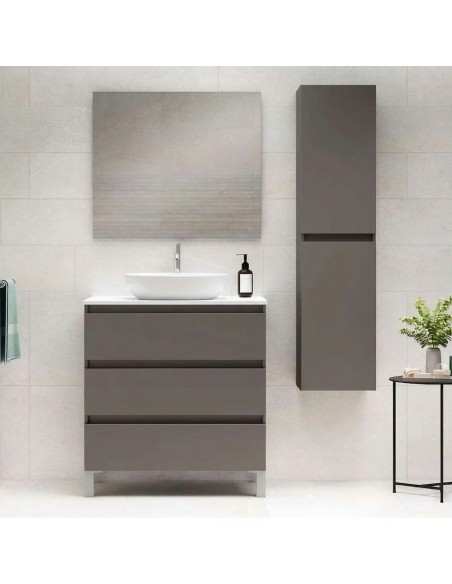 Mueble de baño con patas Box TOP de Visobath 3 Cajones 60-70-80-100-120 Lacado
