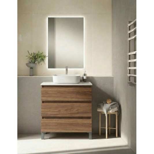 Mueble de baño con patas Box TOP de Visobath 3 Cajones 60-70-80-100-120 Laminado