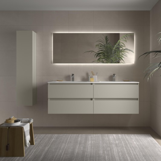 SALGAR BEQUIA Mueble de baño suspendido con lavabo Vilna 160 ( 6 COLORES ) 2