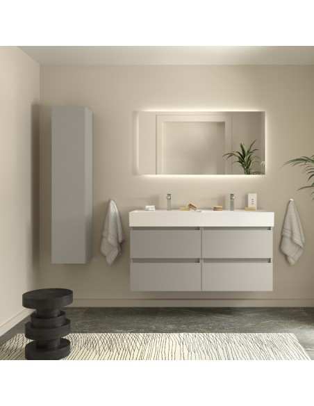 SALGAR BEQUIA Mueble de baño suspendido con lavabo Veneto 120 ( 6 COLORES )