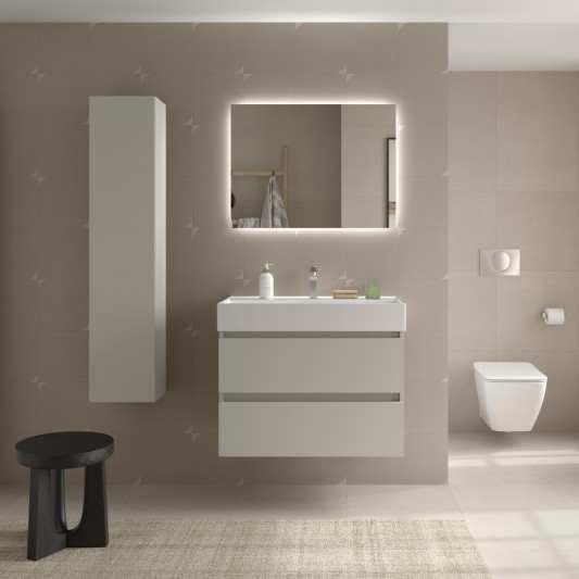 SALGAR BEQUIA Mueble de baño suspendido con lavabo Veneto 80-100 6 colores