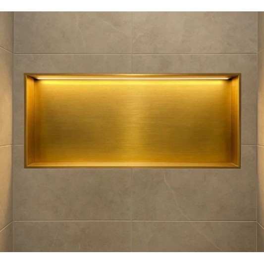 Imex - Hornacina Oceanic con LED oro cepillado 63x33 HOR005/OC