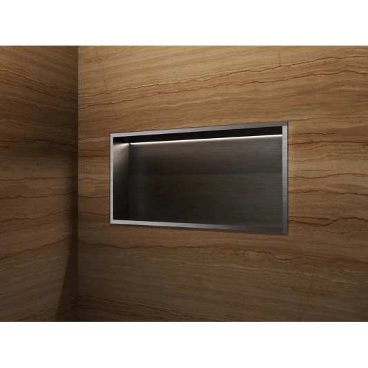 Imex - Hornacina Oceanic con LED Black gun metal 63x33 HOR005/BGM