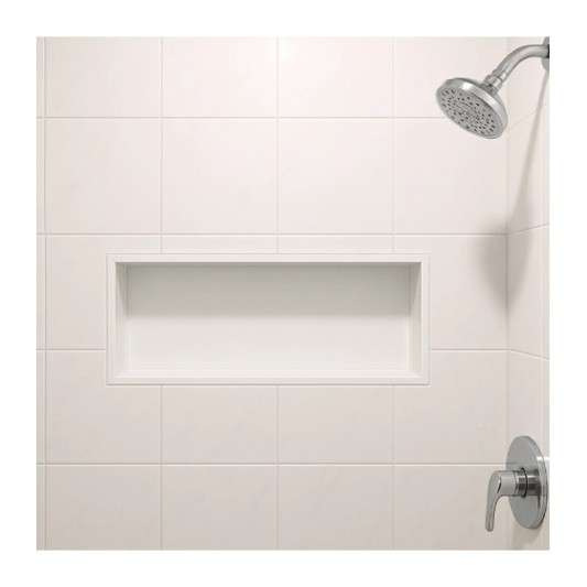 Hornacina para baño rectangular Blanca Pacific HOR002/BL 2