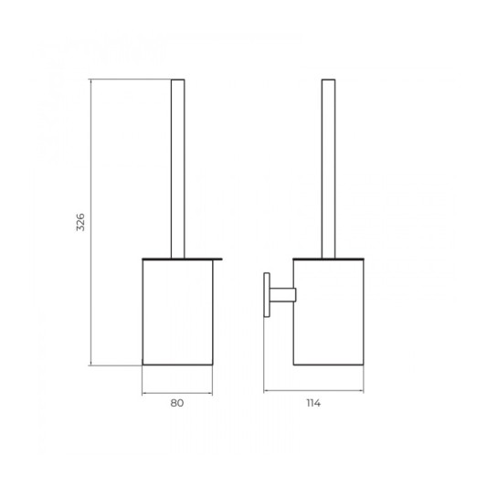 Escobillero black gun metal Technic CAT002-06/BGM 2