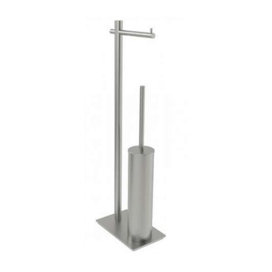 Escobillero con portarrollos acero S.316 Practic CAP003-07/AC