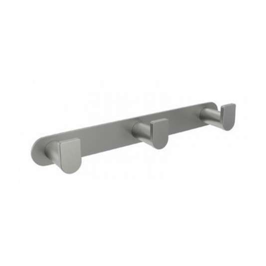 Percha triple acero S.316 Practic CAP003-02/AC 2